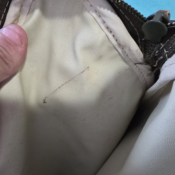 Dunhill Army Green Canvas Men's Bag - Picture 6 of 10